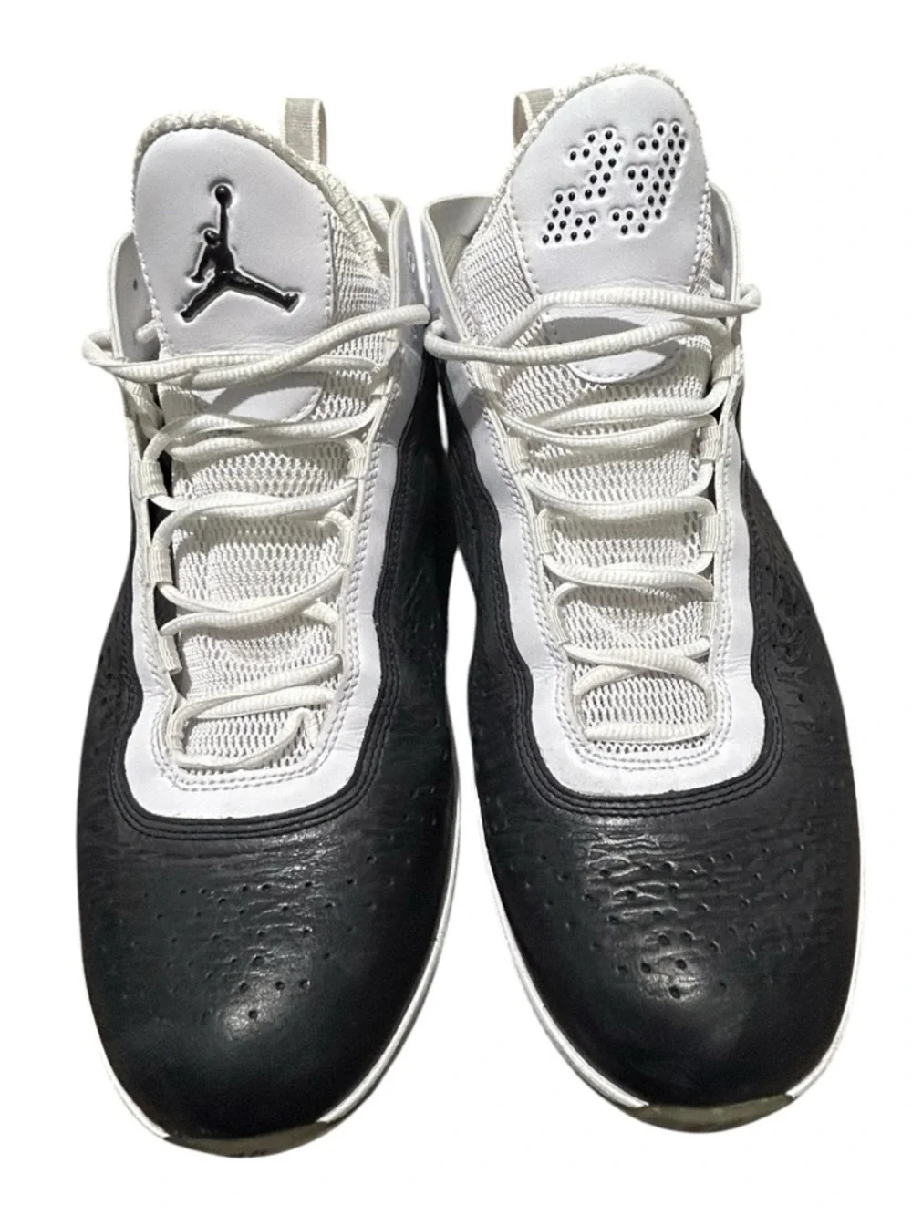 Air Jordan 2011 White Black Sneakers Mens 436771-101 Sz 12
